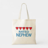 Tote Bag Nephew à cinq coeurs (Dos)