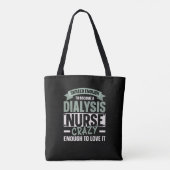 Tote Bag Néphrologie Infirmière Dialyse Infirmière Maladie  (Dos)
