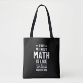 Tote Bag Nerdy Enseignant en mathématiques PI Physique Math (Devant)