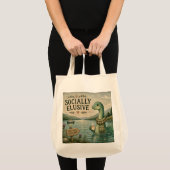 Tote Bag Nessie Cryptide Confortable Élusive Socialement Lo (Devant (produit))