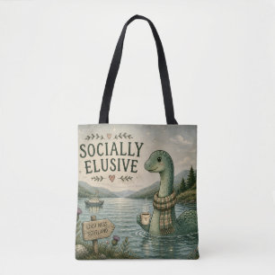 Tote Bag Nessie Cryptide Confortable Élusive Socialement Lo