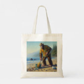 Tote Bag Nettoyage de la plage (Dos)