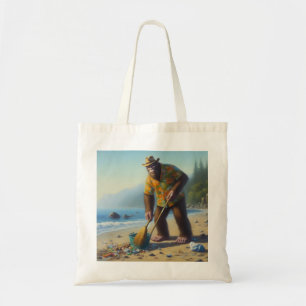 Tote Bag Nettoyage de la plage