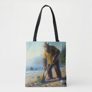 Tote Bag Nettoyage de la plage