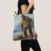 Tote Bag Nettoyage de la plage (De près)