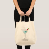 Tote Bag Nettoyez la terre, Martini sale ! (Devant (produit))