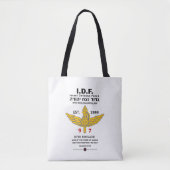 Tote Bag Netzah Yehuda 97e Bataillon (Devant)