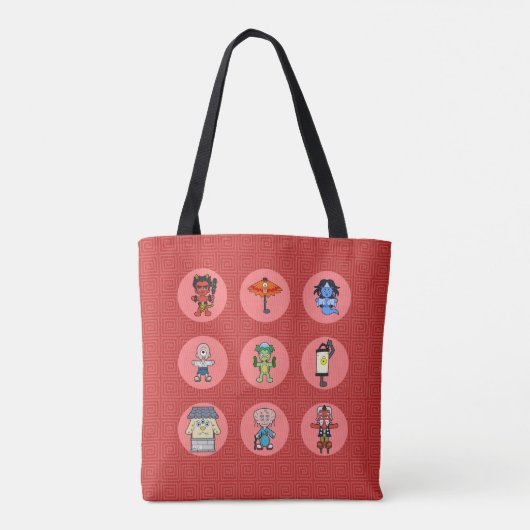 Tote Bag Neuf Monstre Japonais Yokai (Dos)