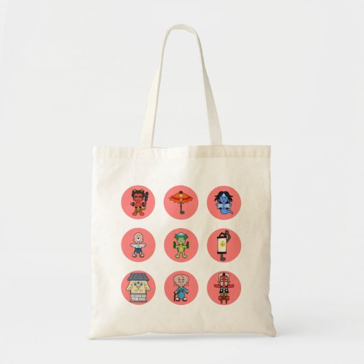 Tote Bag Neuf Monstre Japonais Yokai (Devant)