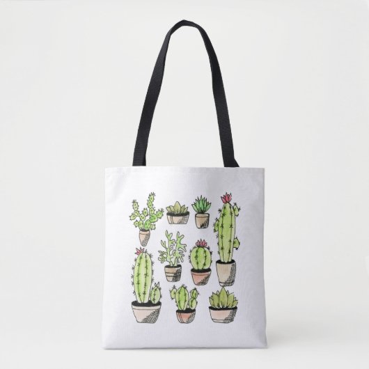 Tote Bag Neuf succulents (Devant)