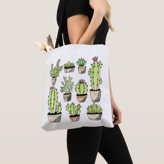 Tote Bag Neuf succulents (De près)