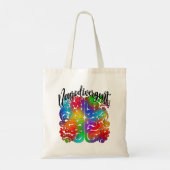 Tote Bag Neurodivergent Rainbow Cerveau pour l'acceptation  (Dos)