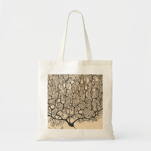 Tote Bag Neuron Drawing By Santiago Ramón Y Cajal (Devant)