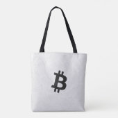 Tote Bag Neurone Bitcoin Blanc (Dos)