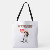 Tote Bag Never mind (Voorkant)