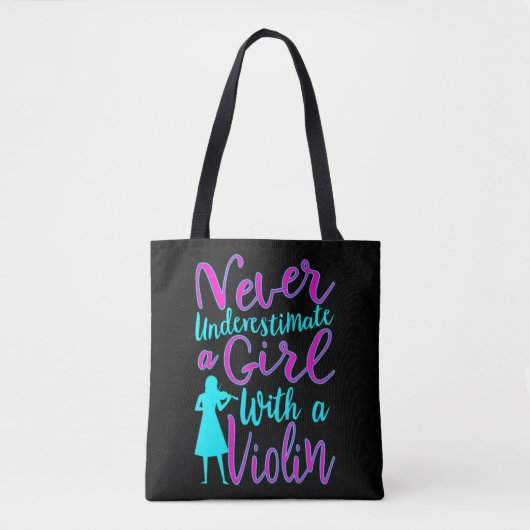 Tote Bag Never Underestimate (Devant)