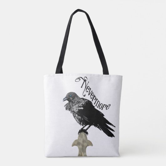 Tote Bag Nevermore Raven (Dos)