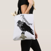 Tote Bag Nevermore Raven (De près)