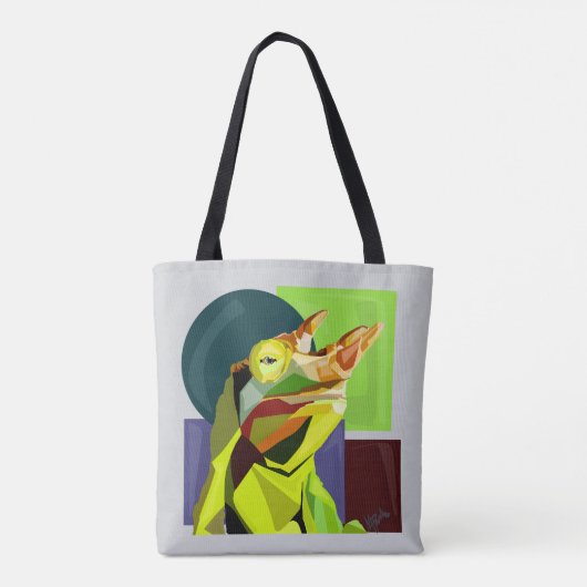 Tote Bag New Cham On The Block—Jackson’s Chameleon (Dos)