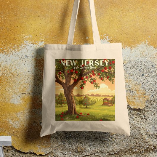 Tote Bag New Jersey vintage