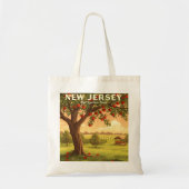 Tote Bag New Jersey vintage (Devant)
