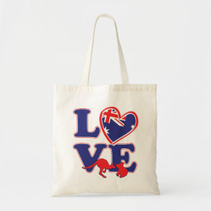Tote Bag NEW-Love-From-Australia-Heart-and-Animals