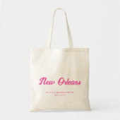 Tote Bag New Orleans Bachelorette Party Personnalisé Fourre (Devant)
