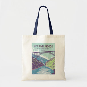 Tote Bag New River Gorge National Park West Virginia Bridge