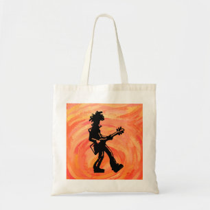 Tote Bag New York Boogie Nights Guitare Orange