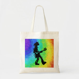 Tote Bag New York Boogie Nights Guitare Rainbow