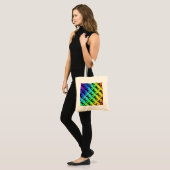 Tote Bag New York Boogie Nuits Saxophone Rainbow (Devant (modèle))