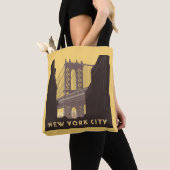 Tote Bag New York | Brooklyn Bridge (De près)