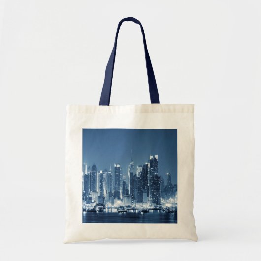 Tote Bag New York City Manhattan Skyline Pittoresque (Devant)