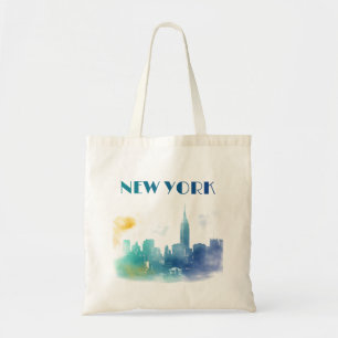 Tote Bag New York City Skyline NYC Travel America Liberty