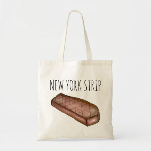 Tote Bag New York City Strip NYC Grillé Steak Meat Fourre-t