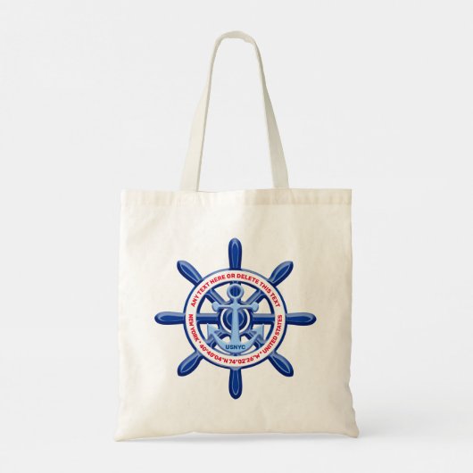Tote Bag New York, États-Unis, Personnalisable, Voyage en m (Dos)
