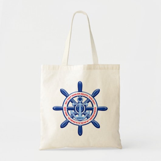 Tote Bag New York, États-Unis, Personnalisable, Voyage en m (Devant)