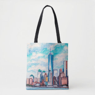 Tote Bag New York, New York, États-Unis. Vue sur les gratte