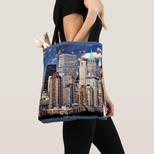 Tote Bag New York Skyline, (De près)