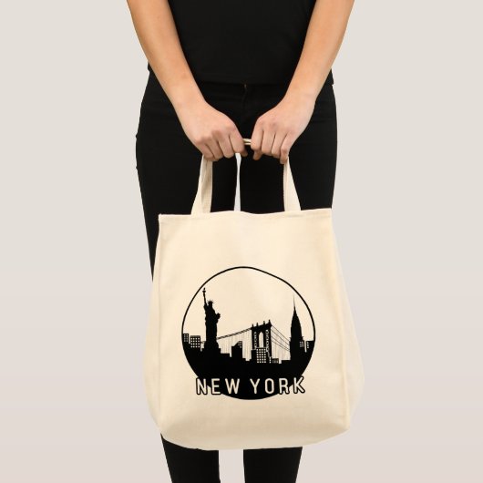 Tote Bag New York Skyline (Devant (produit))