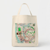 Tote Bag New York : Souterrain Map, 1940 (Devant)