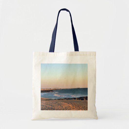 Tote Bag Newport Beach at Sunset, Californie (Devant)