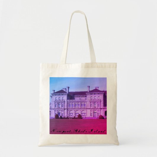 Tote Bag Newport, Rhode Island Beach Mansion (Devant)