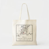 Tote Bag Newport Rhode Island Black White Mariage Bienvenue (Devant)