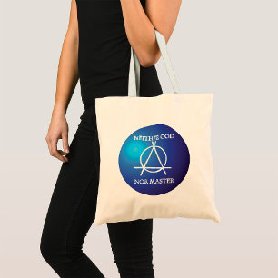 Tote Bag Ni Dieu, Ni Maître Symbole d'anarchie