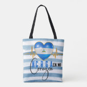 Tote Bag Nicaragua En mi Corazon Fierté nicaraguayenne (Dos)