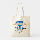Tote Bag Nicaragua En mi Corazon Fierté nicaraguayenne (Dos)