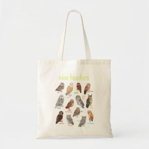 Tote Bag Nice Hooters Owl Bird Pun drôle Adulte Plaisanteri