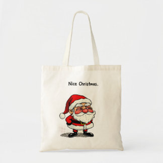 Tote Bag Nice Noël Fourre-tout - "Père Noël"