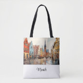 Tote Bag Nice peint Munich (Devant)